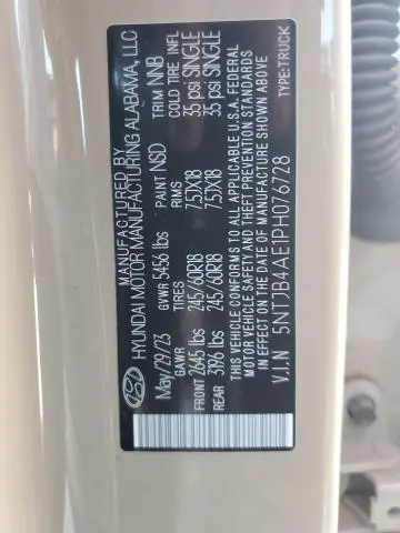 2023 HYUNDAI SANTA CRUZ SEL  