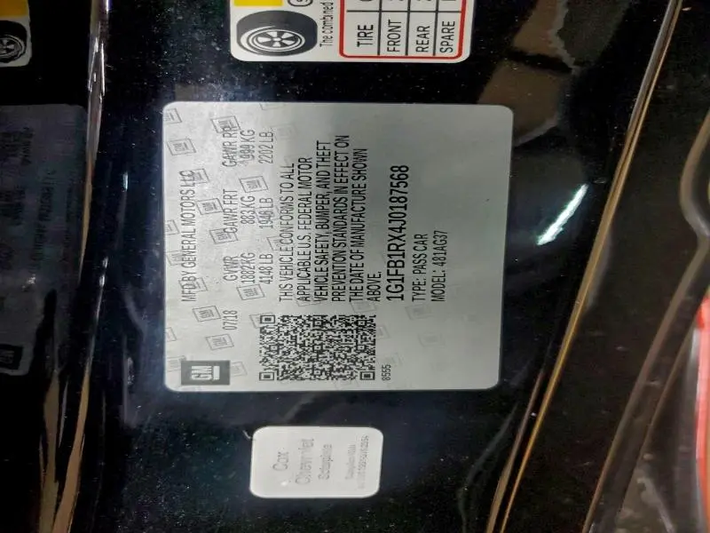 2018 CHEVROLET CAMARO LT  