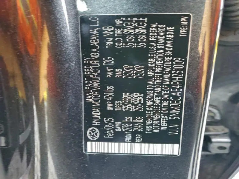 2023 HYUNDAI TUCSON LIMITED  