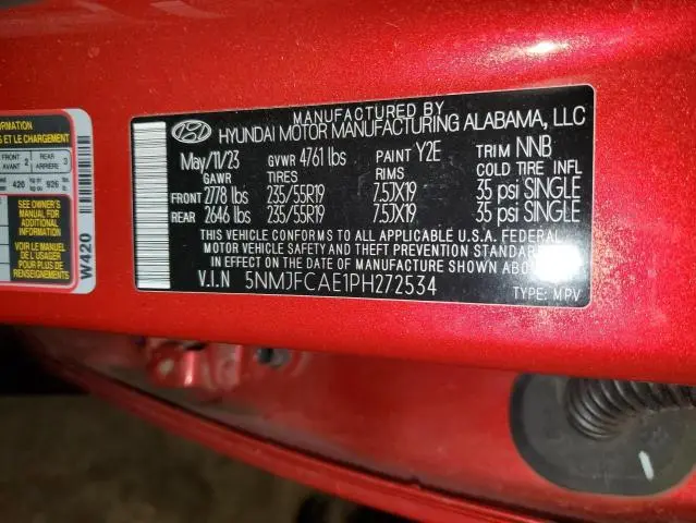 2023 HYUNDAI TUCSON SEL  