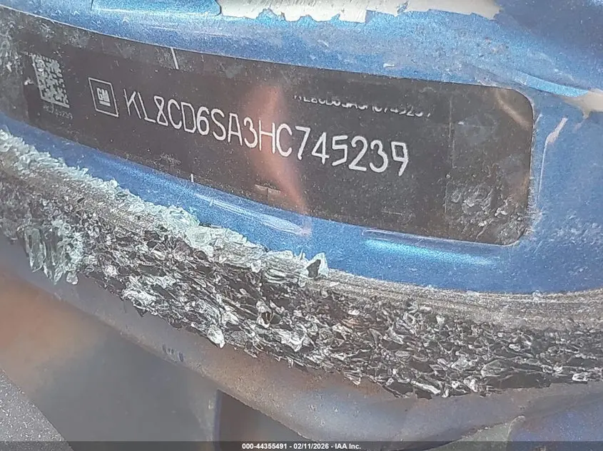 2017 CHEVROLET SPARK 1LT CVT