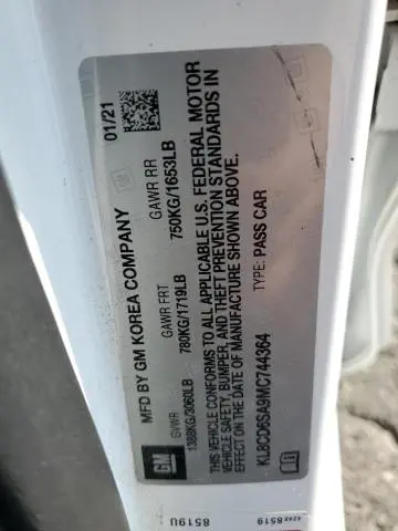 2021 CHEVROLET SPARK 1LT  