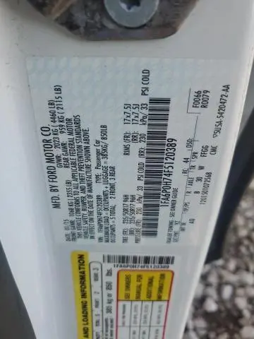 2015 FORD FUSION SE  
