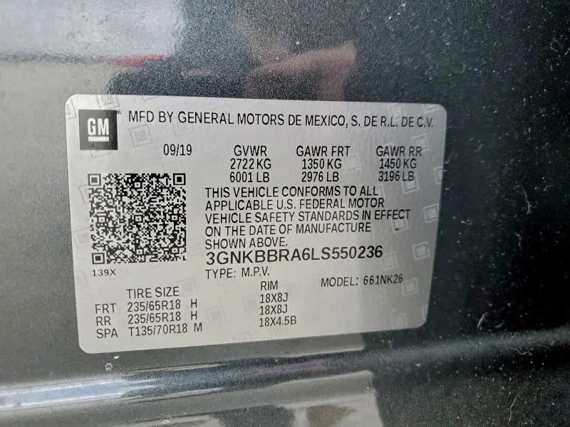 2020 CHEVROLET BLAZER 1LT  