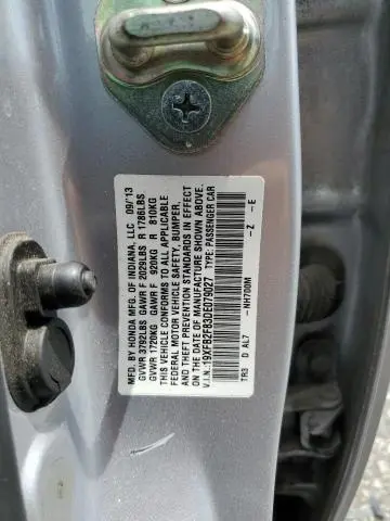 2013 HONDA CIVIC EX  