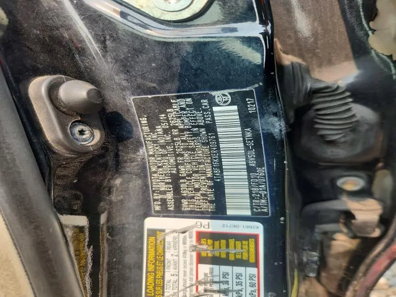 2014 TOYOTA CAMRY LE  