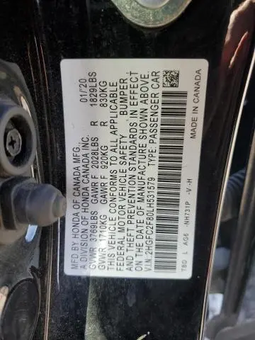 2020 HONDA CIVIC SPORT  