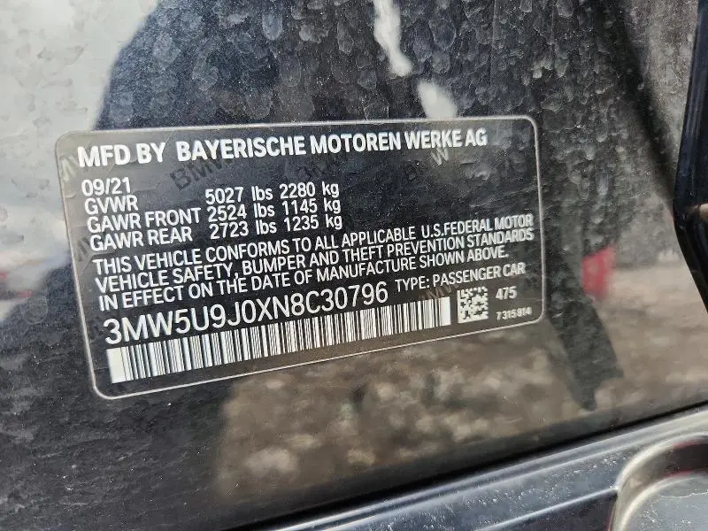 2022 BMW M340XI   