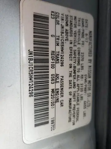 2017 NISSAN ROGUE SPORT S  