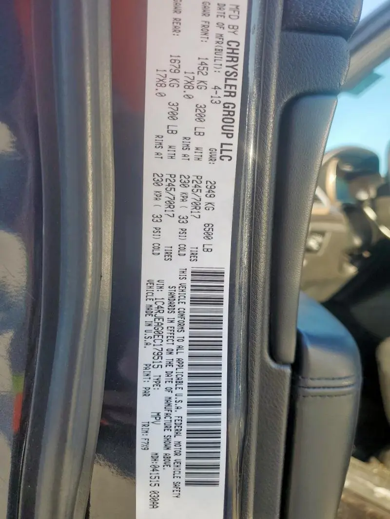 2014 JEEP GRAND CHEROKEE LAREDO  