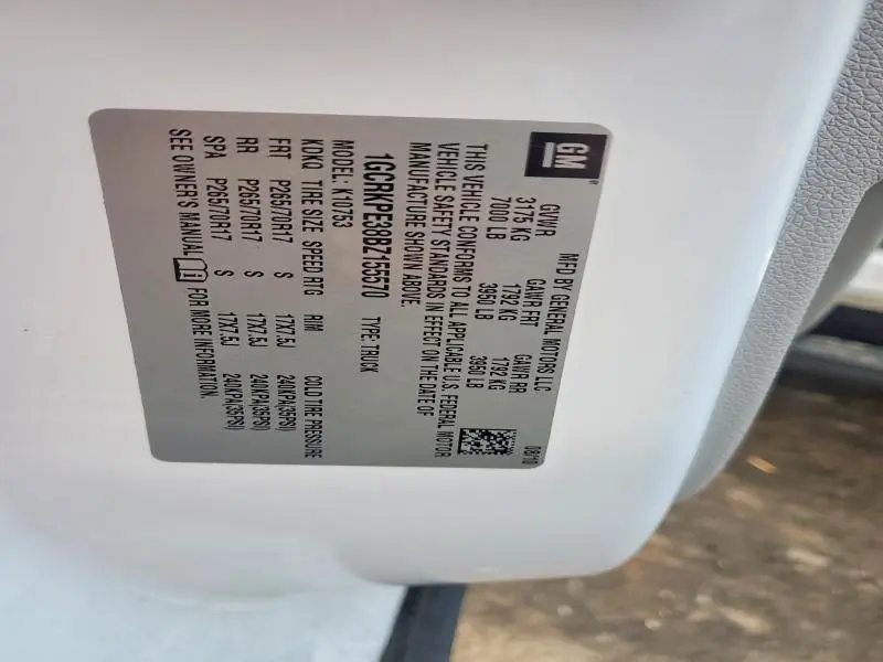 2011 CHEVROLET SILVERADO K1500  