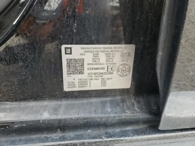 2019 GMC SIERRA K1500 DENALI  