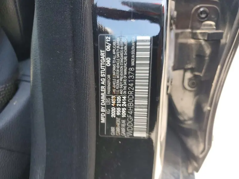 2013 MERCEDES-BENZ C 250  