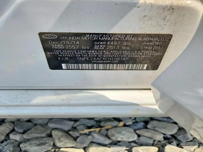 2015 HYUNDAI SONATA SE  
