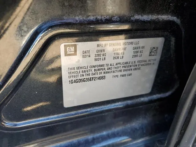 2014 BUICK LACROSSE PREMIUM  