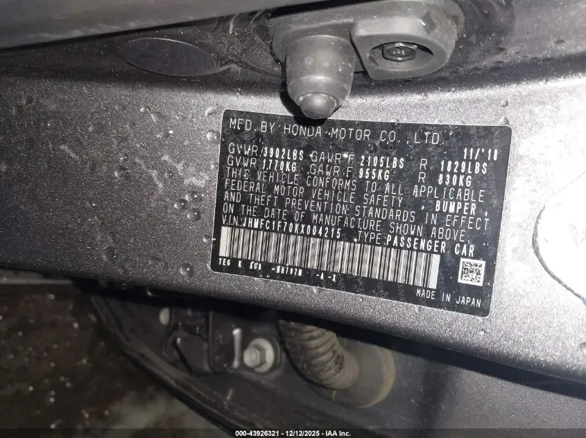 2019 HONDA CIVIC EX-L