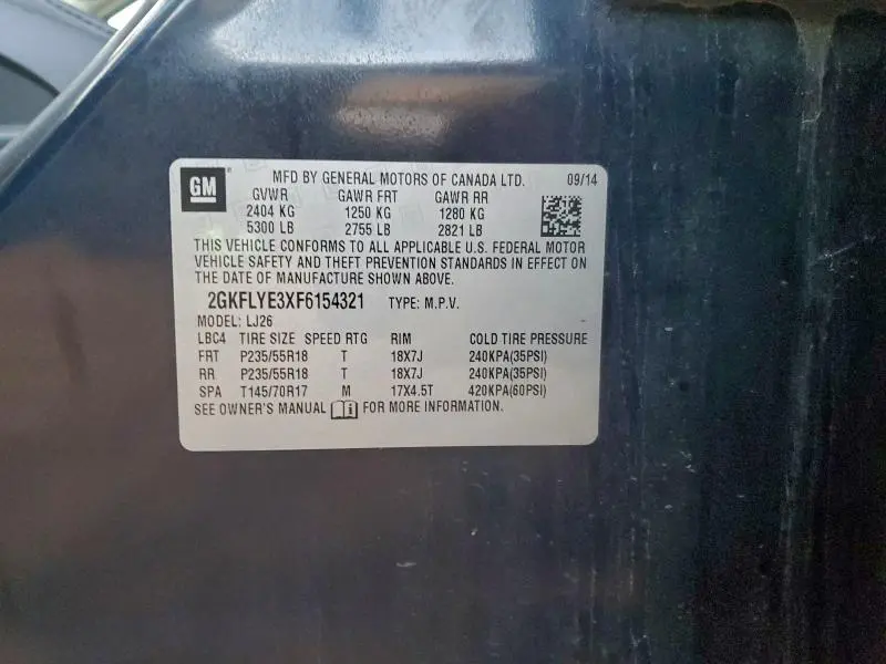 2015 GMC TERRAIN SLT  