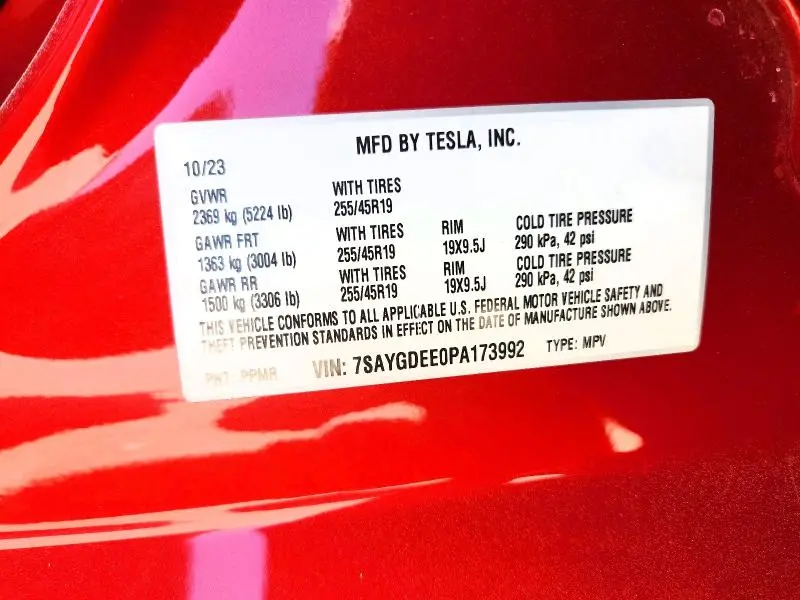2023 TESLA MODEL Y   