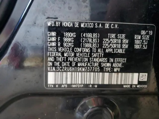 2019 HONDA HR-V SPORT