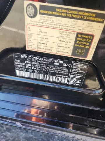 2011 MERCEDES-BENZ S 550  