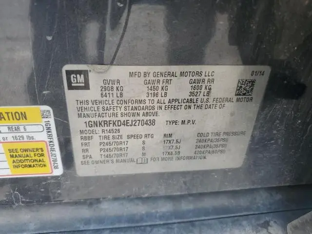 2014 CHEVROLET TRAVERSE LS  