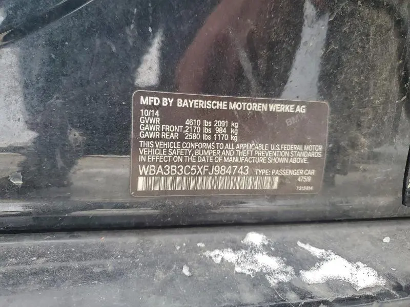 2015 BMW 328 XI  