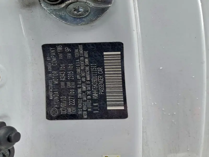 2013 HYUNDAI GENESIS COUPE 2.0T  