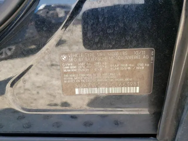 2012 BMW X5 XDRIVE35D  
