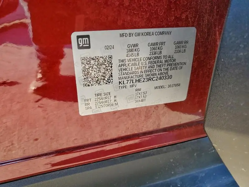 2024 CHEVROLET TRAX 1LT  