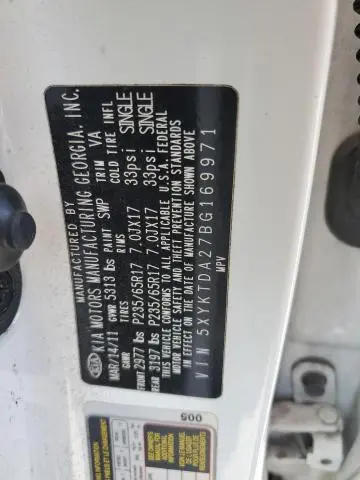 2011 KIA SORENTO BASE  