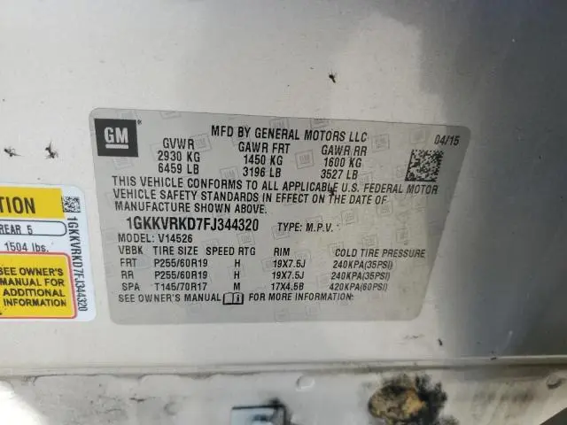 2015 GMC ACADIA SLT-1  