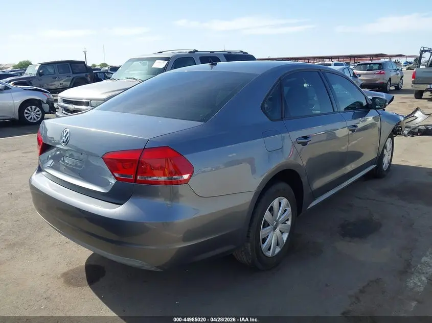 2013 VOLKSWAGEN PASSAT 2.5L S