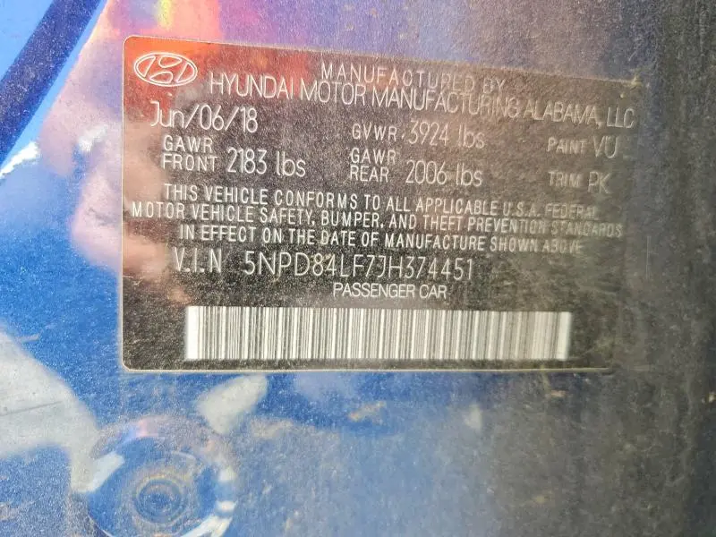 2018 HYUNDAI ELANTRA VALUE EDITION  