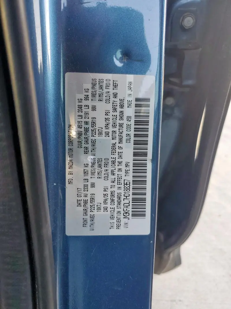 2017 MAZDA CX-5 GRAND TOURING  