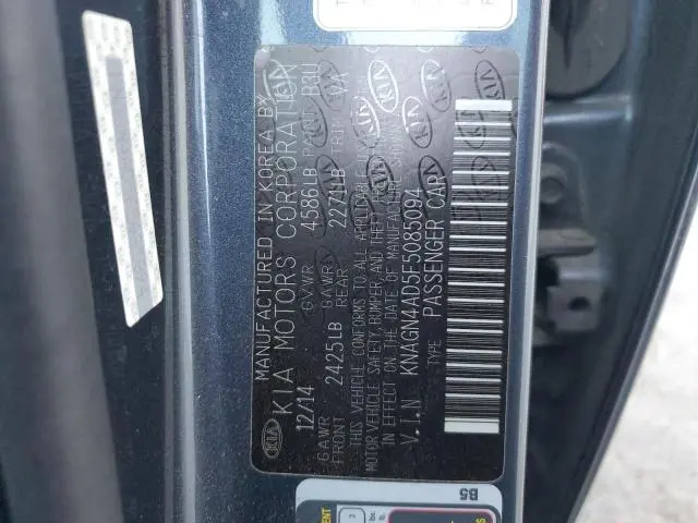 2015 KIA OPTIMA HYBRID  