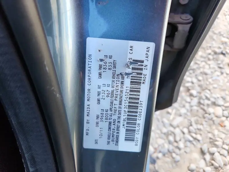 2012 MAZDA 3 I  