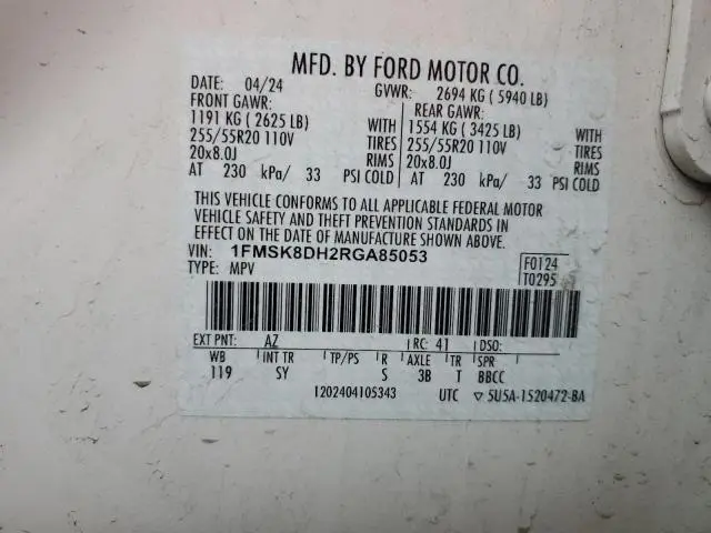 2024 FORD EXPLORER XLT  