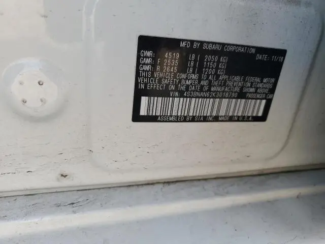 2019 SUBARU LEGACY 2.5I LIMITED  