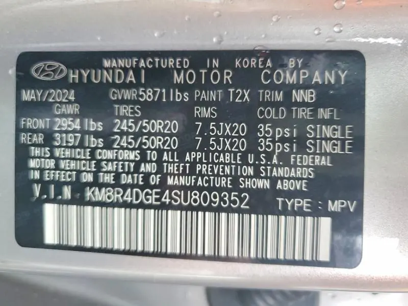 2025 HYUNDAI PALISADE SEL PREMIUM  
