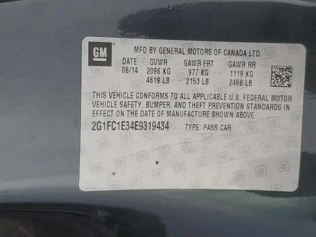 2014 CHEVROLET CAMARO LT  