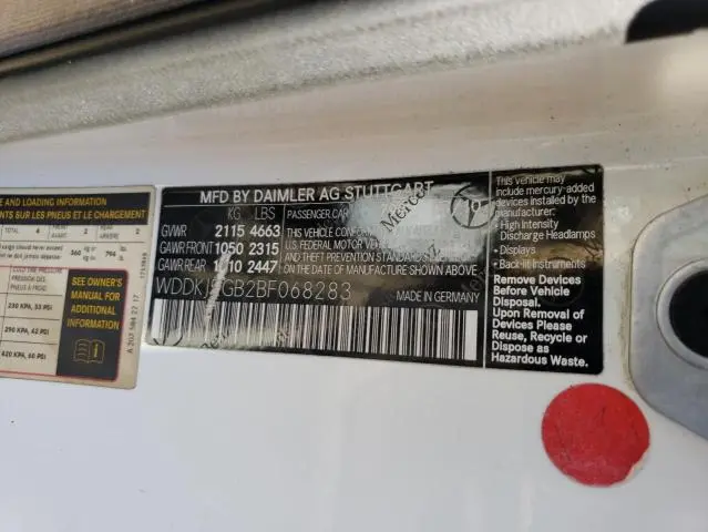 2011 MERCEDES-BENZ E 350  