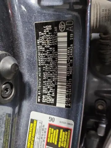 2019 TOYOTA COROLLA L  