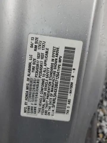 2013 HONDA ODYSSEY EX  