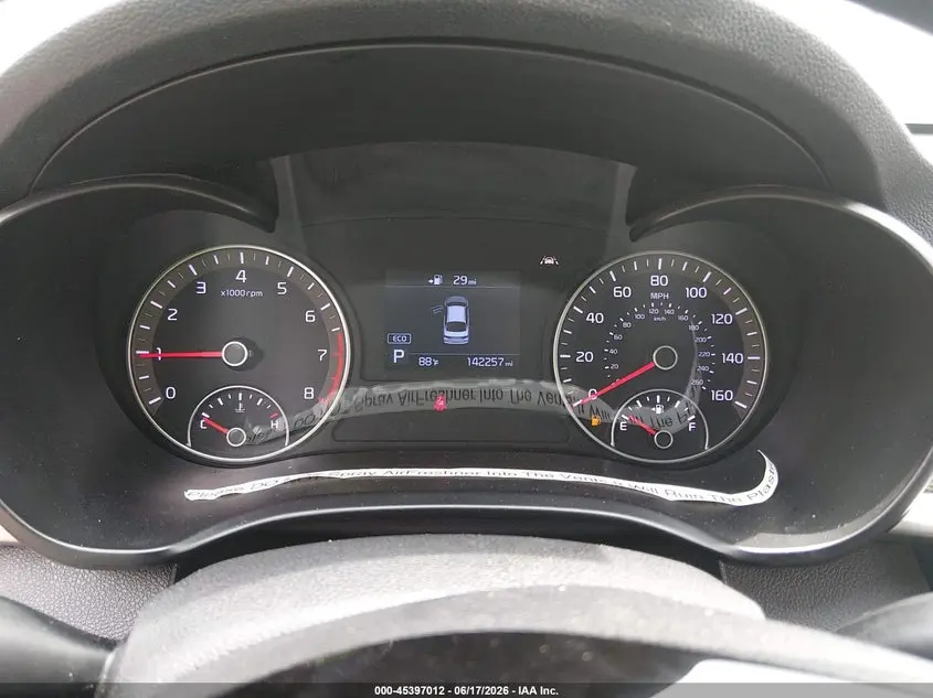 2019 KIA OPTIMA LX