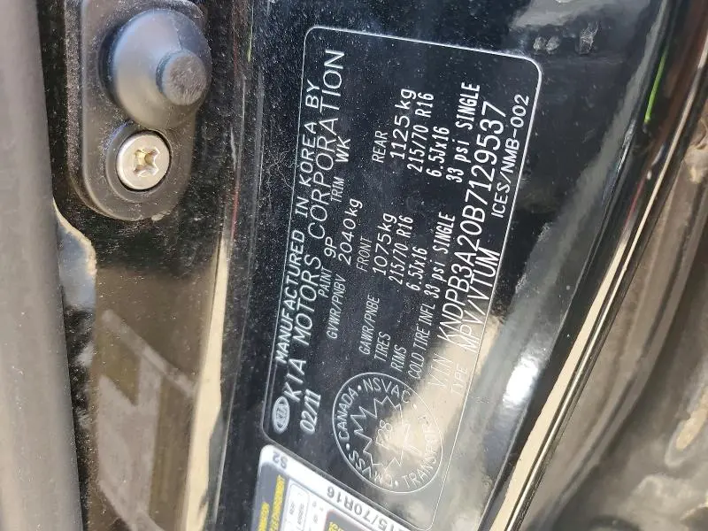2011 KIA SPORTAGE LX  