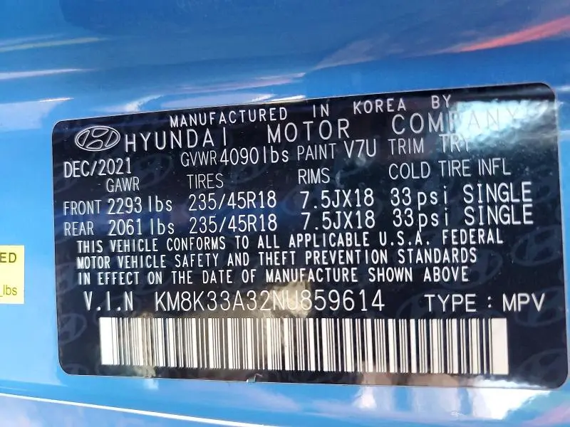 2022 HYUNDAI KONA N LINE  