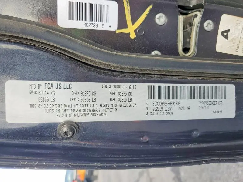 2015 CHRYSLER 300 LIMITED  