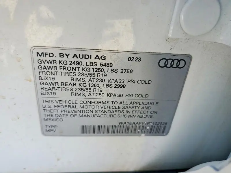 2023 AUDI Q5 PREMIUM PLUS 45  