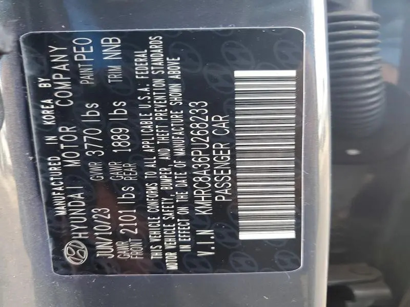 2023 HYUNDAI VENUE LIMITED  