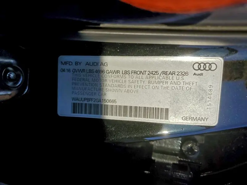 2016 AUDI A3 E-TRON PREMIUM  